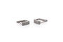 Heliophilia Silver Pendientes de metal con detalles de coral
